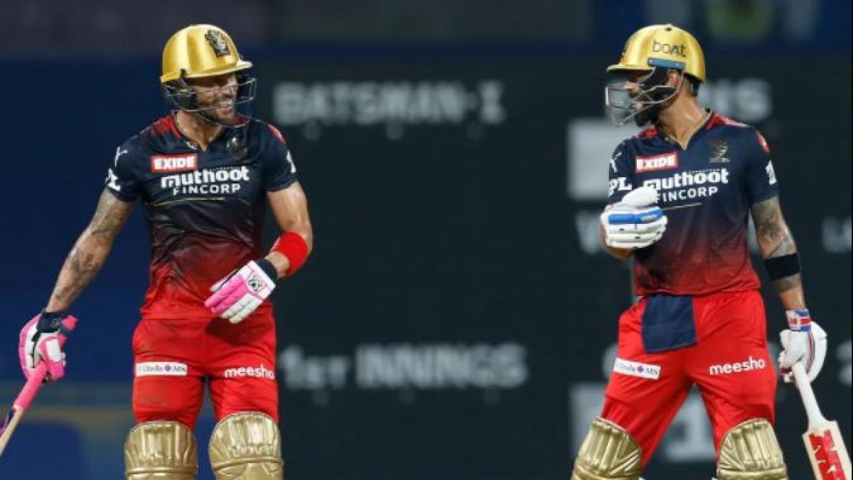 Faf Du Plessis and Virat Kohli (IPL)