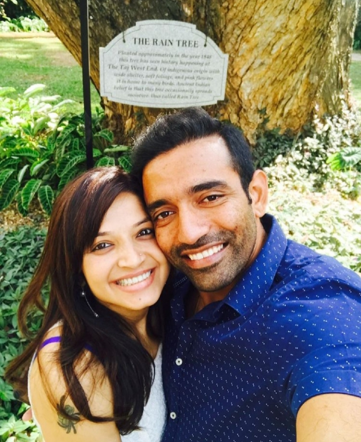robin uthappa and sheethal gautham