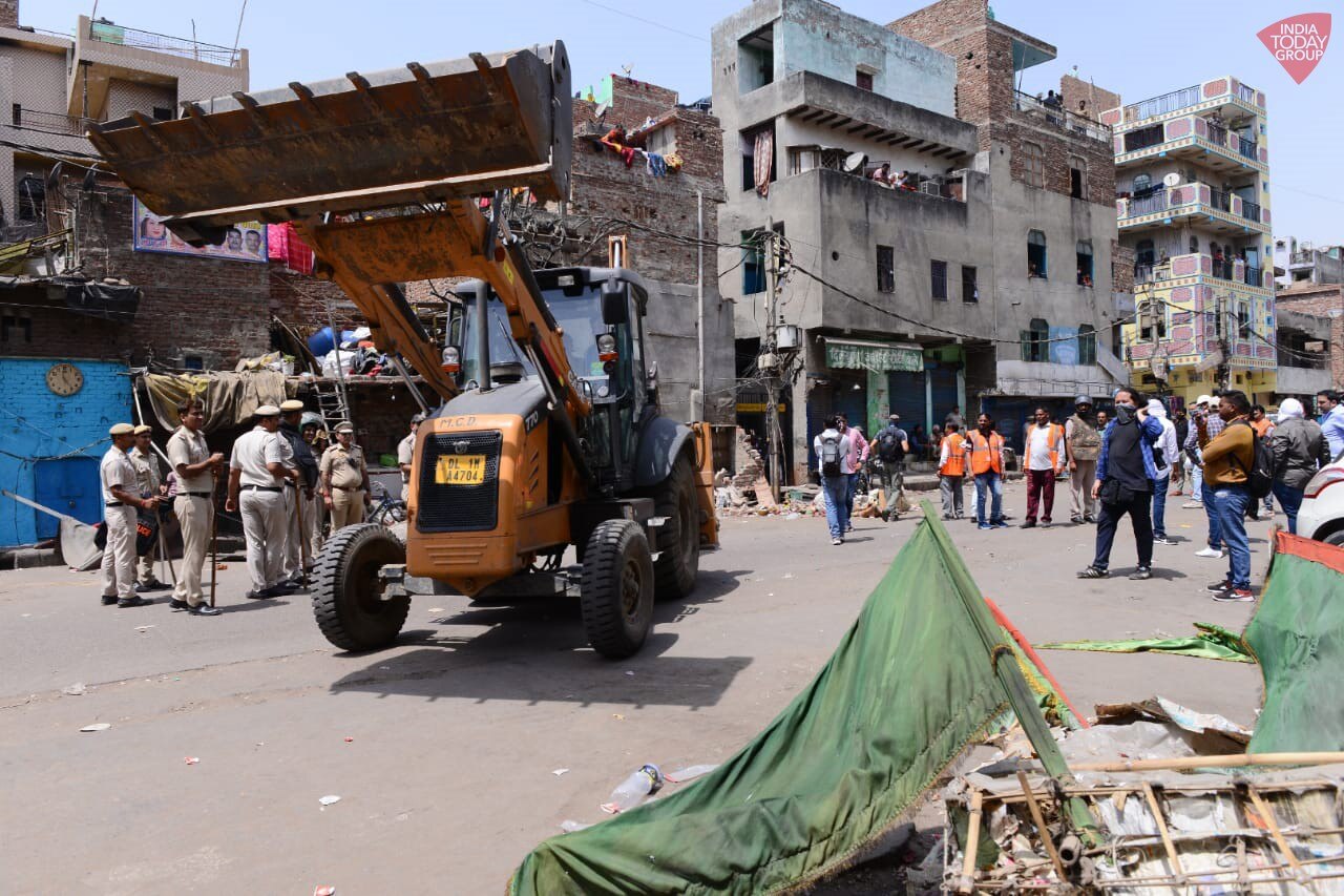 Jahangirpuri Bulldozer