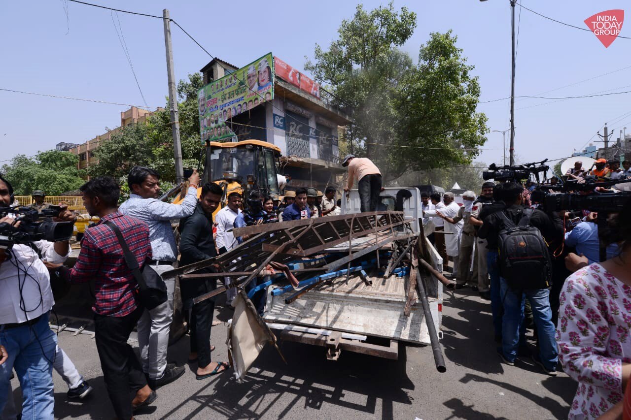 Jahangirpuri Bulldozer