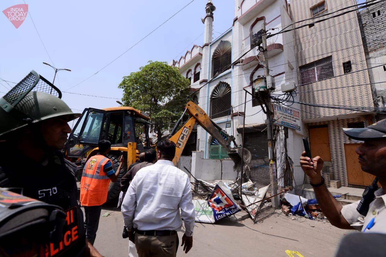Jahangirpuri Bulldozer
