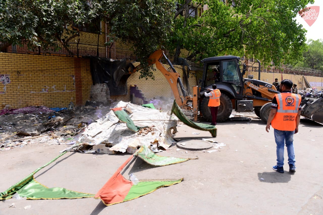 Jahangirpuri Bulldozer