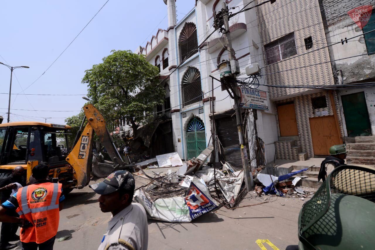 Jahangirpuri Bulldozer