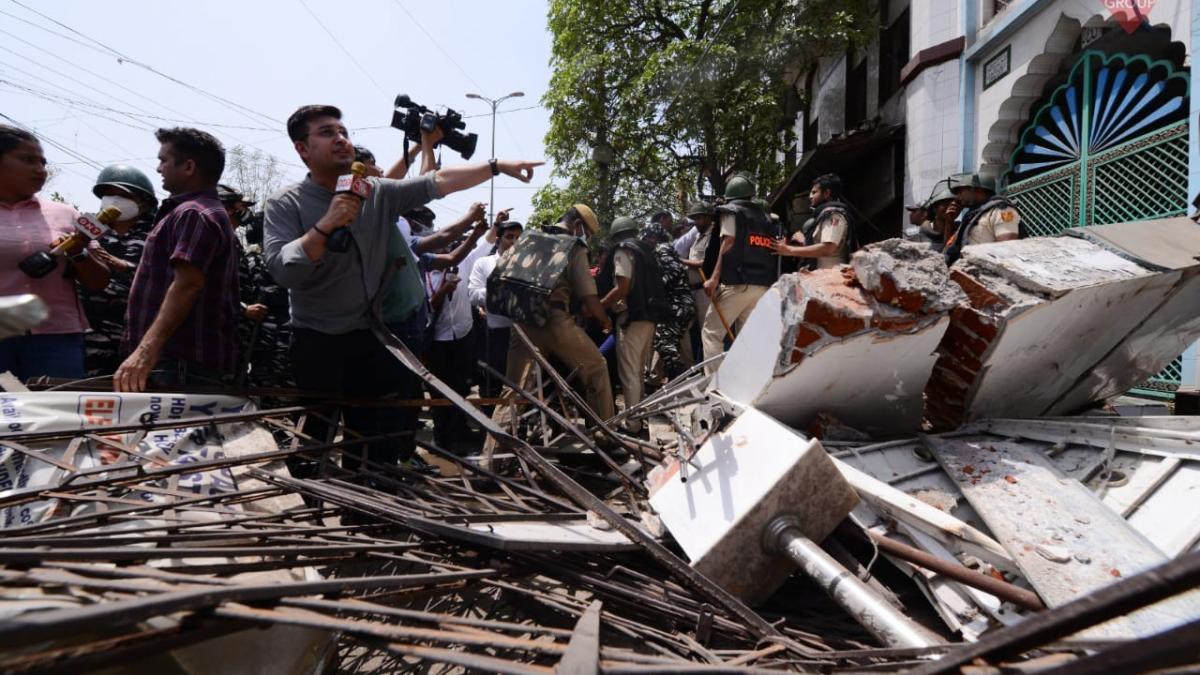 Jahangirpuri Bulldozer