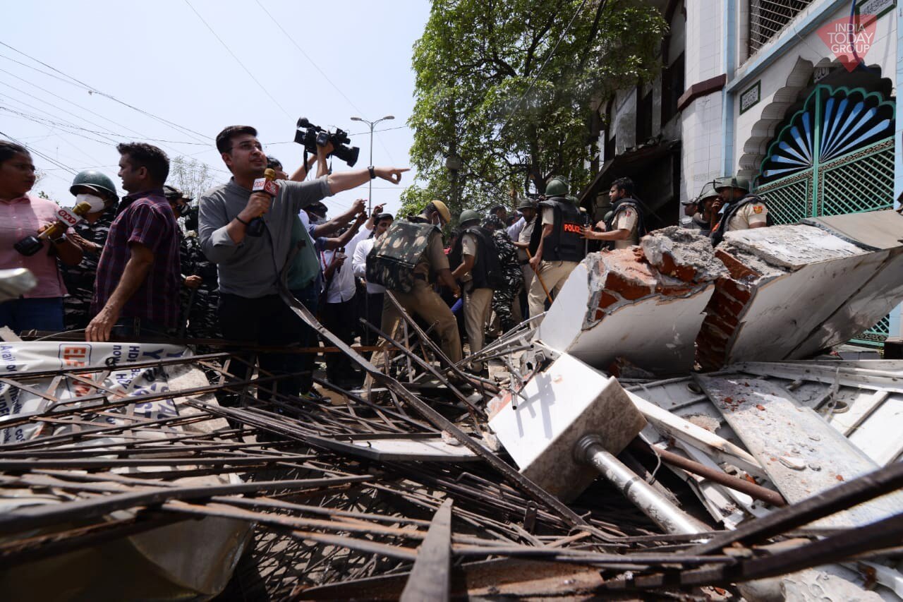 Jahangirpuri Bulldozer