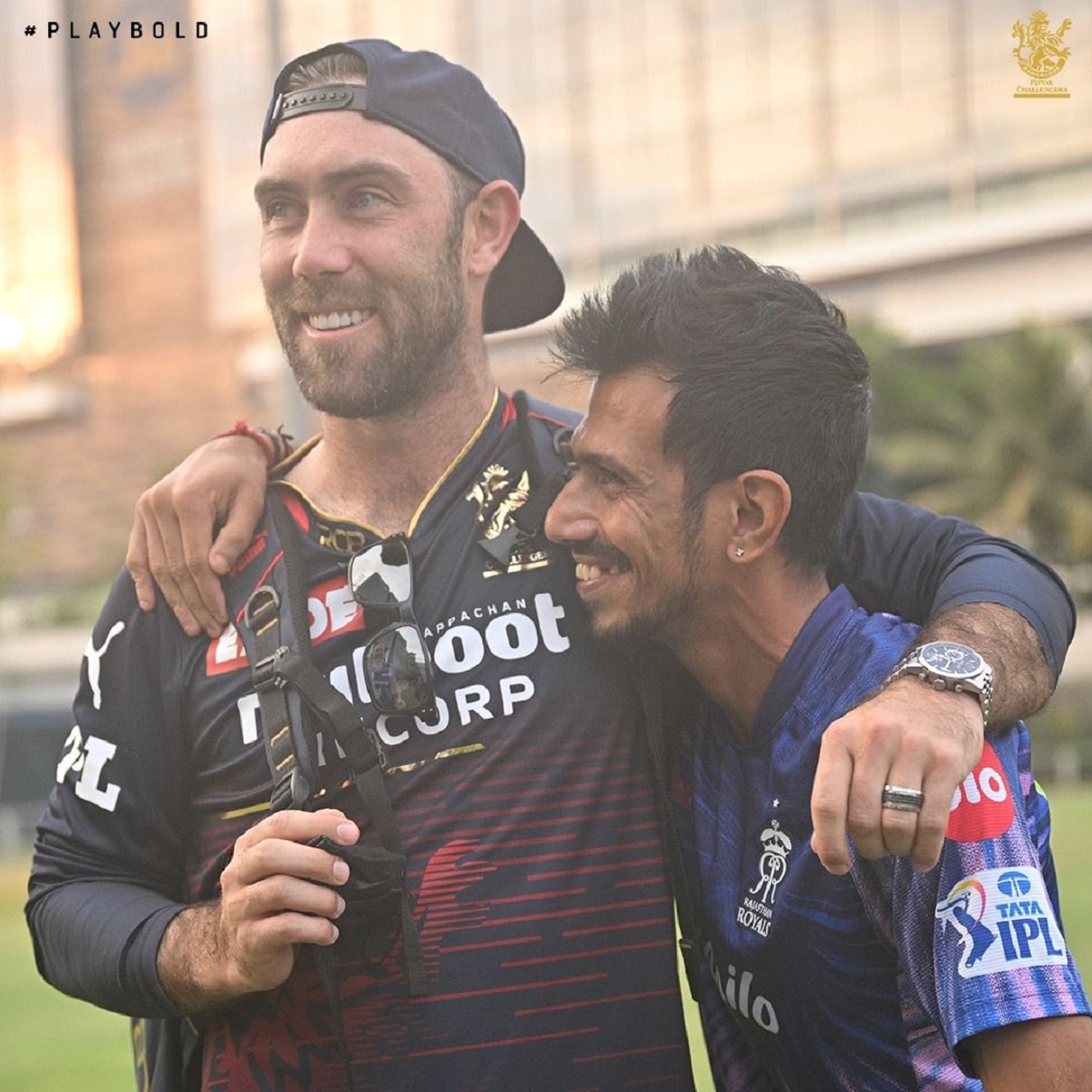 glenn maxwell and Yuzvendra Chahal