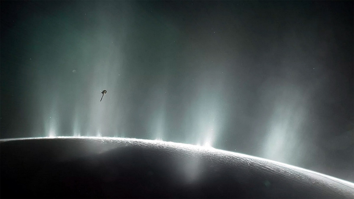 Saturn's moon Enceladus 