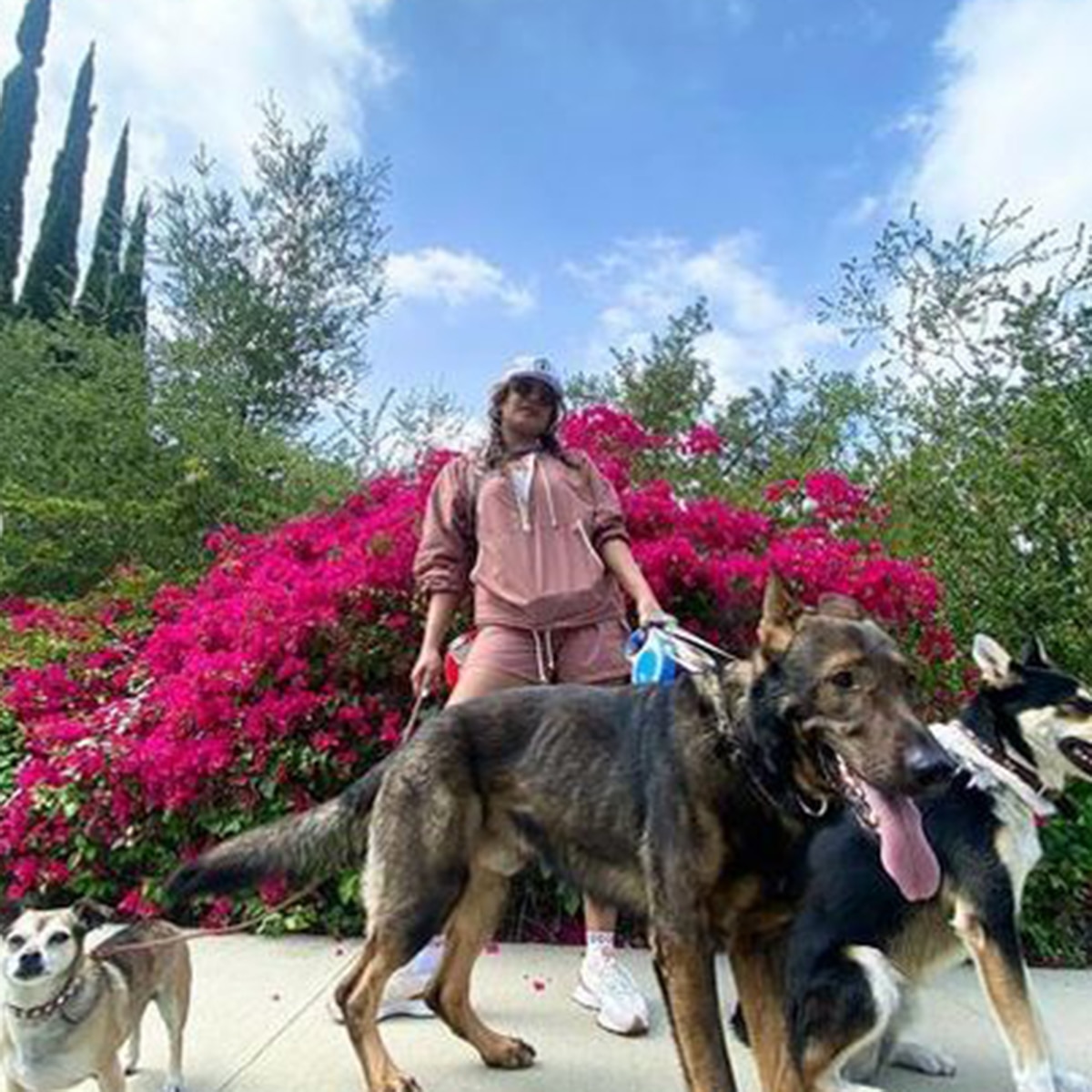 अपने डॉग्स संग प्रियंका चोपड़ा