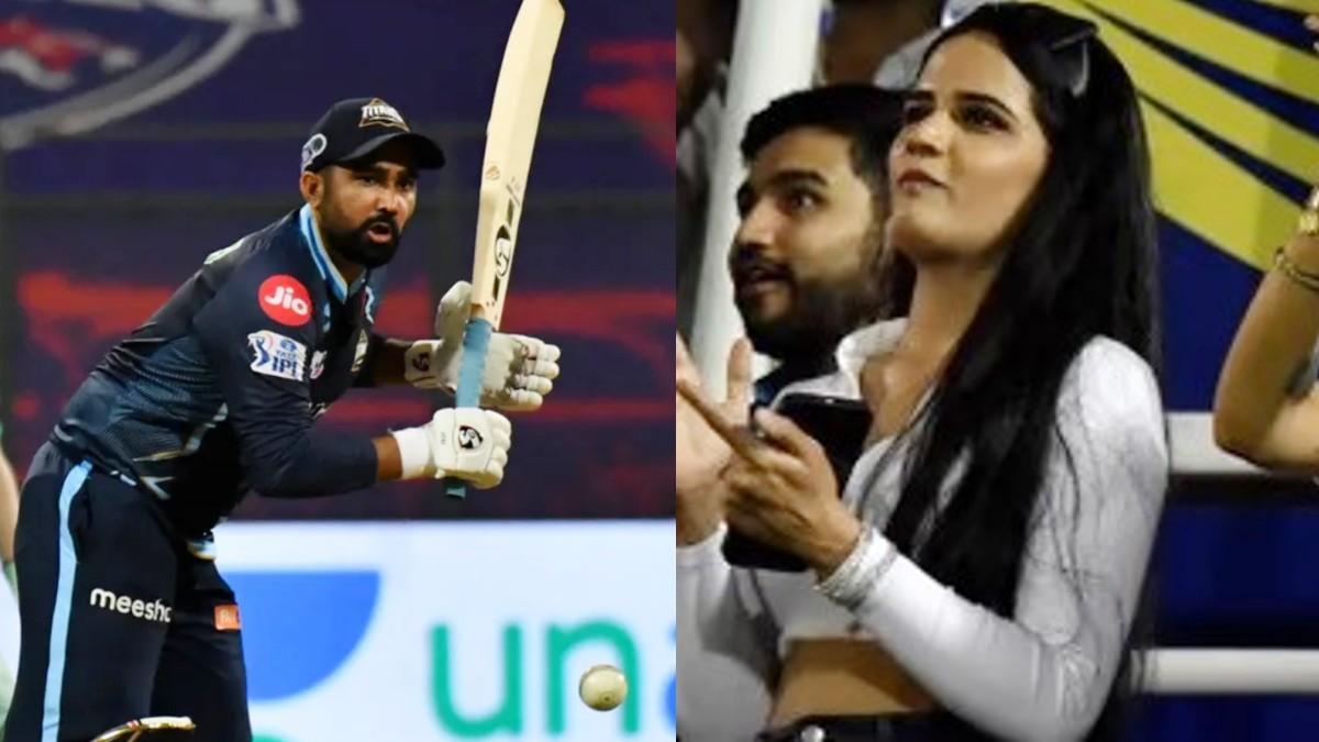 Rahul Tewatia wife Riddhi Pannu (@IPL)