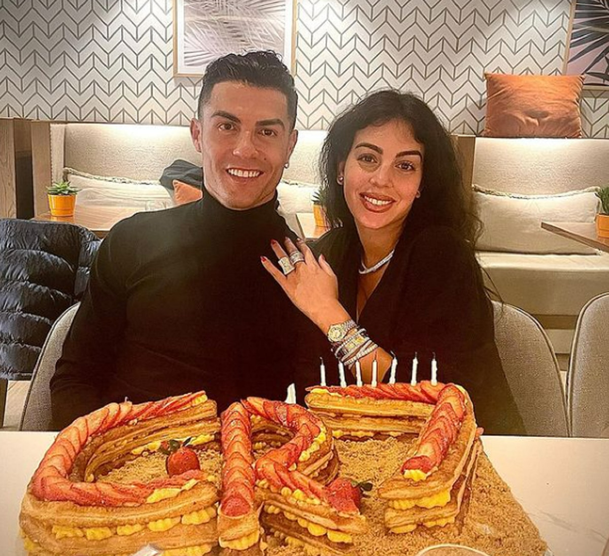 Cristiano Ronaldo and Georgina Rodríguez