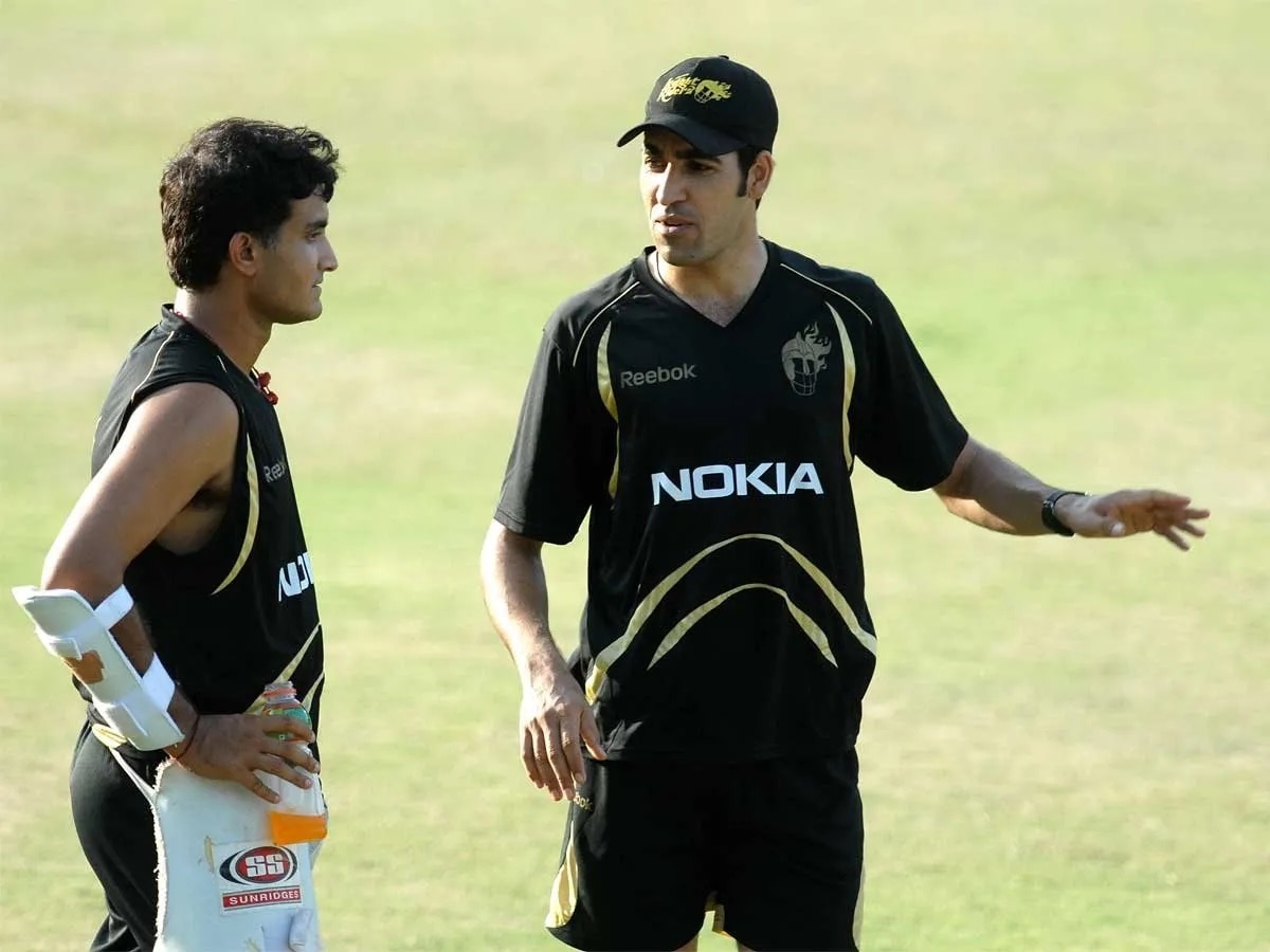 Umar gul and Sourav Ganguly