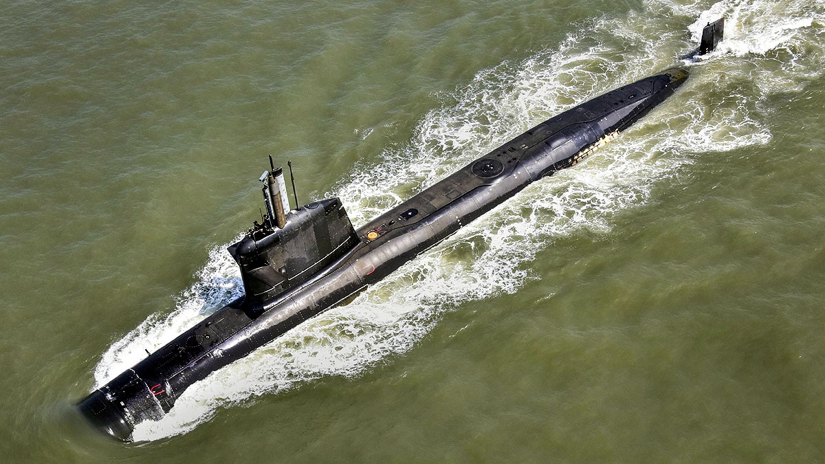 Indian Navy Attack Submarine Vagsheer