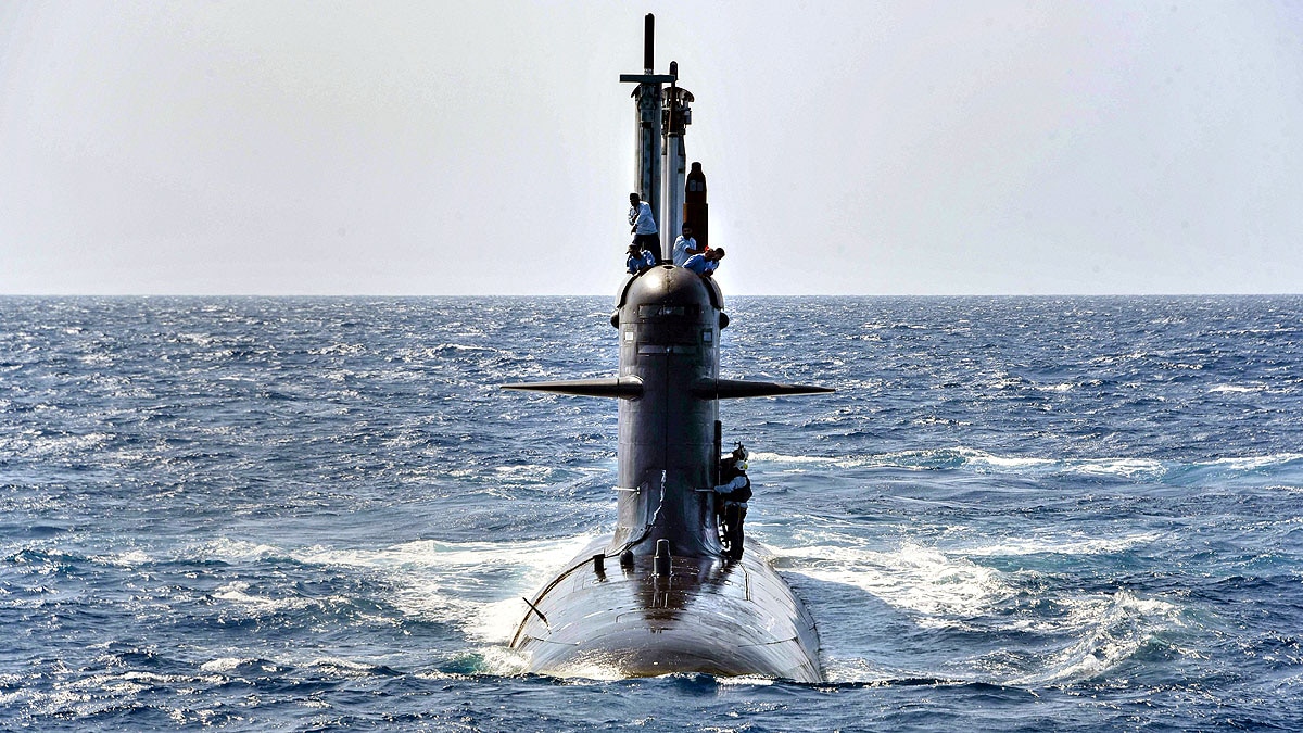 Indian Navy Attack Submarine Vagsheer