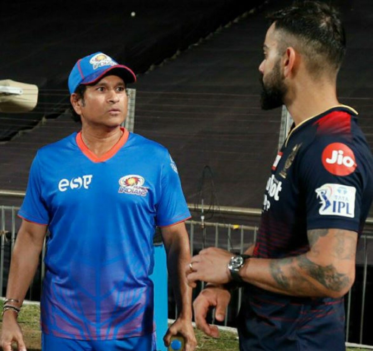 Virat Kohli and Sachin Tendulkar (Twitter)