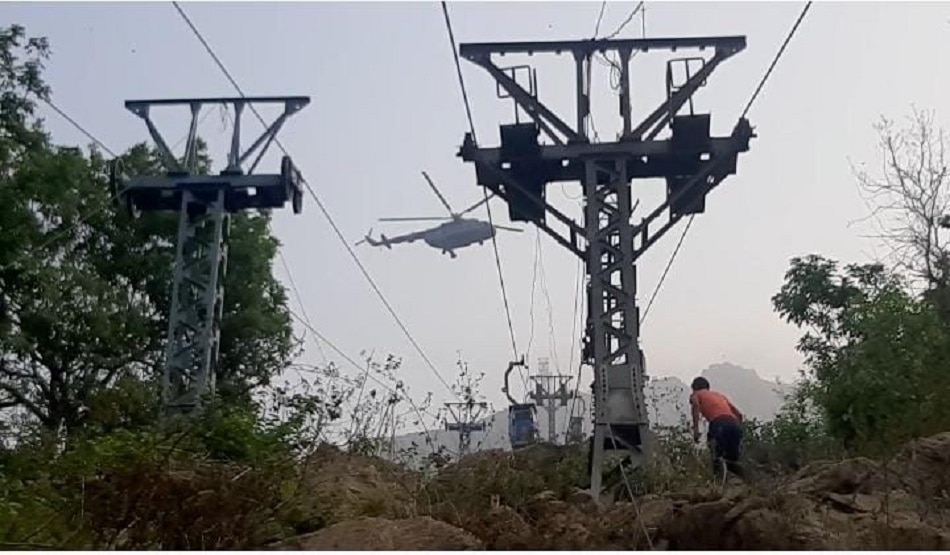 त्रिकूट पर्वत रोपवे हादसा