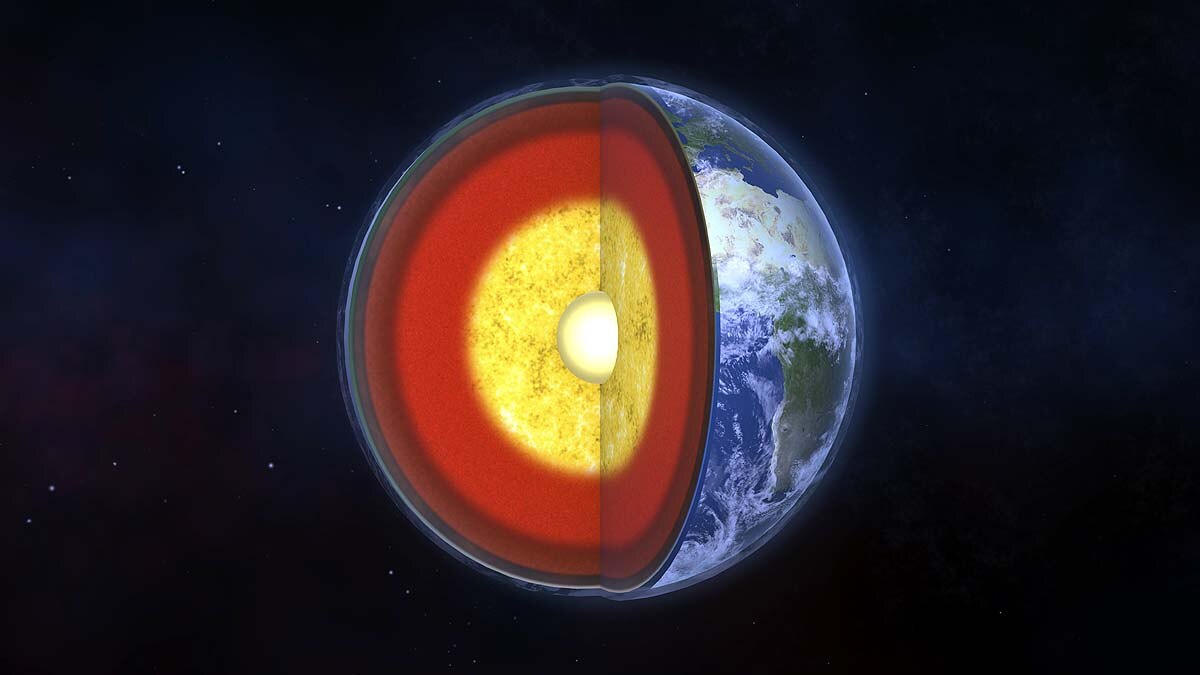 Earth's blob New image