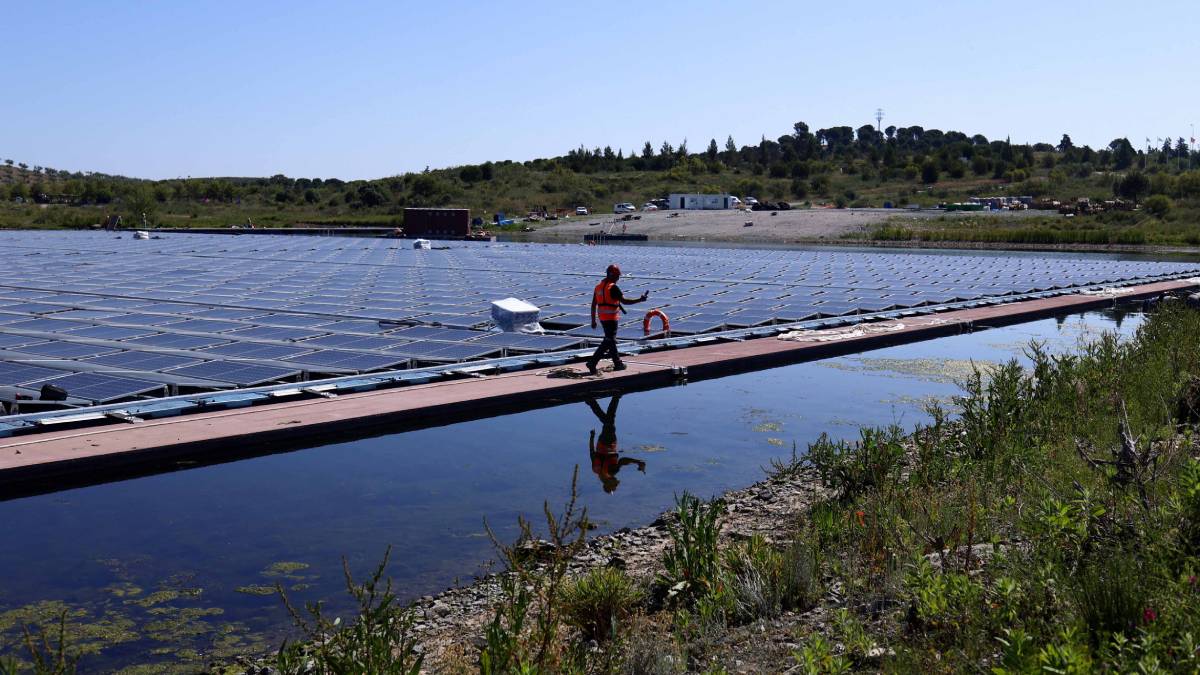 Europe's largest floating solar park
