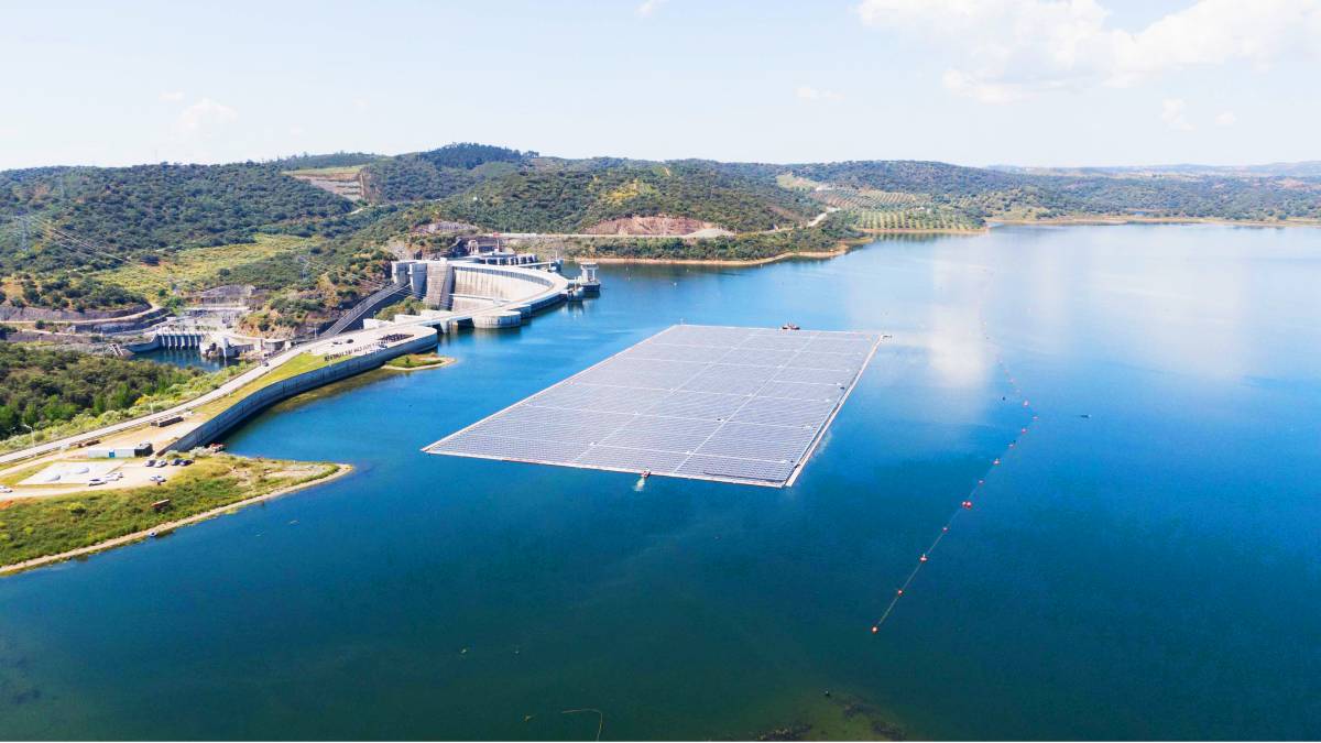 Europe's largest floating solar park