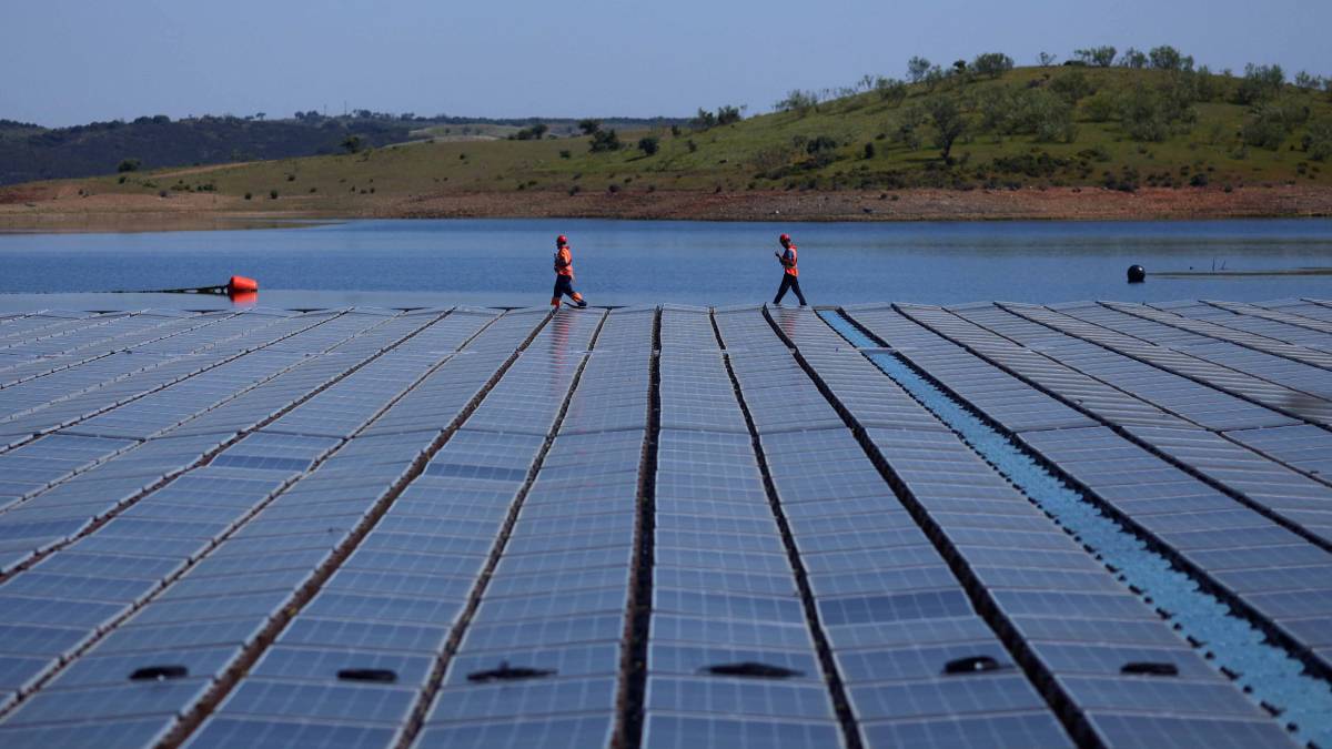 Europe's largest floating solar park