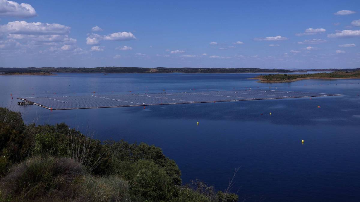 Europe's largest floating solar park