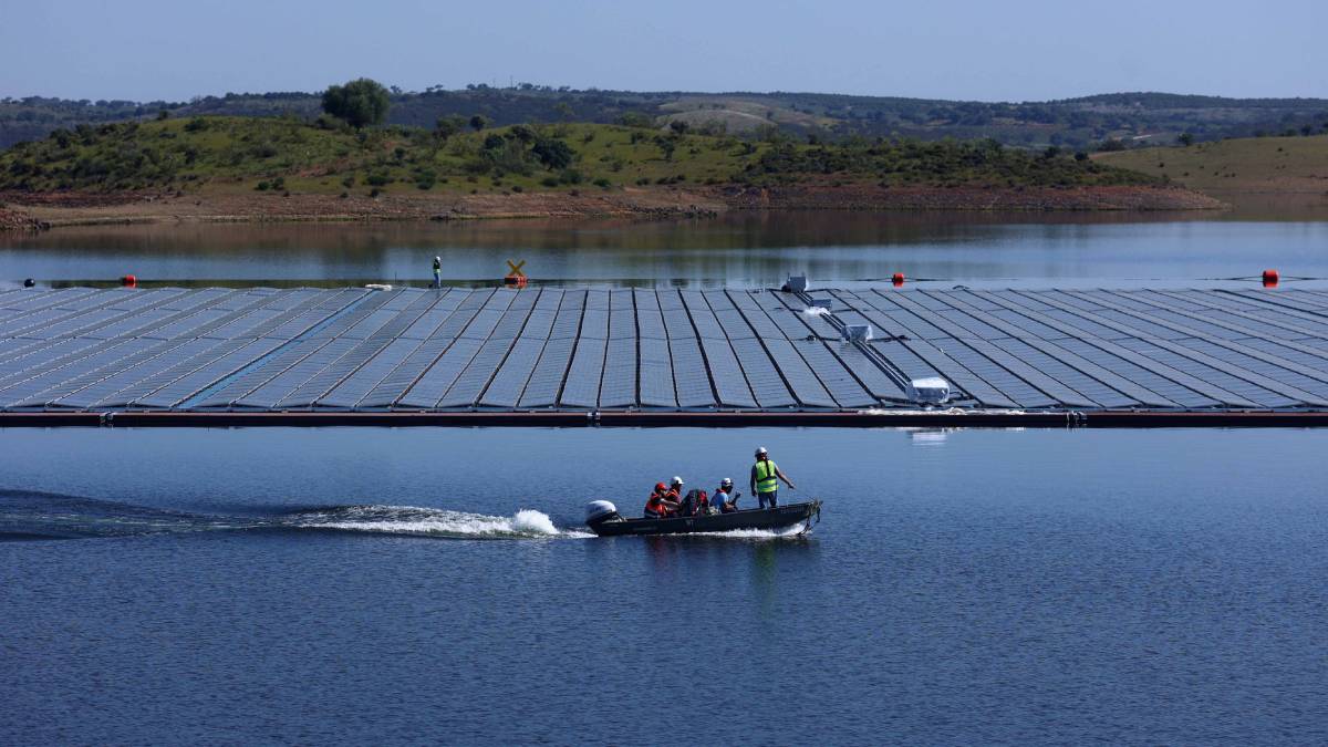 Europe's largest floating solar park