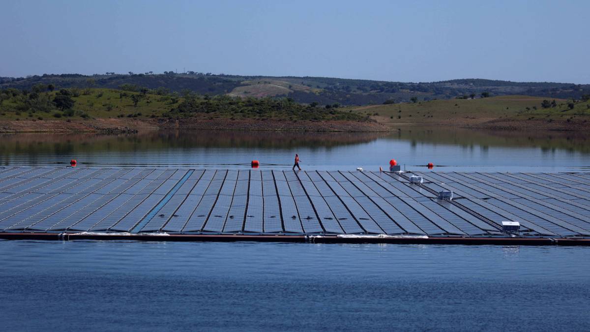 Europe's largest floating solar park