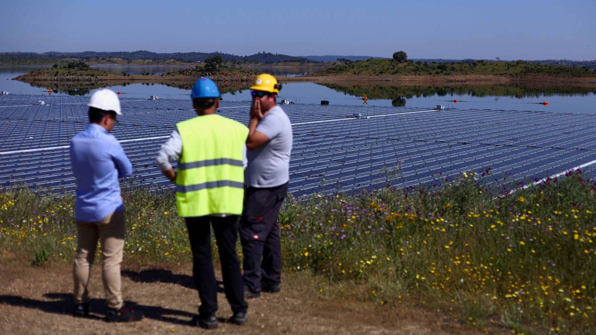 Europe's largest floating solar park