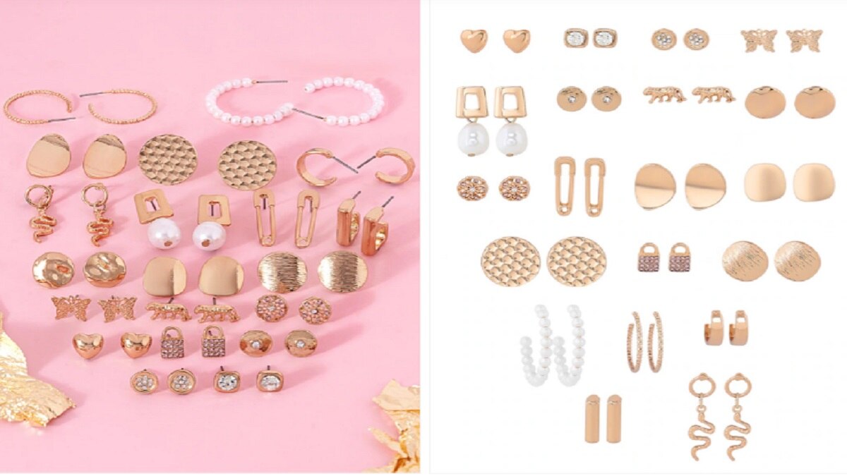 Gold Toned Ear Rings