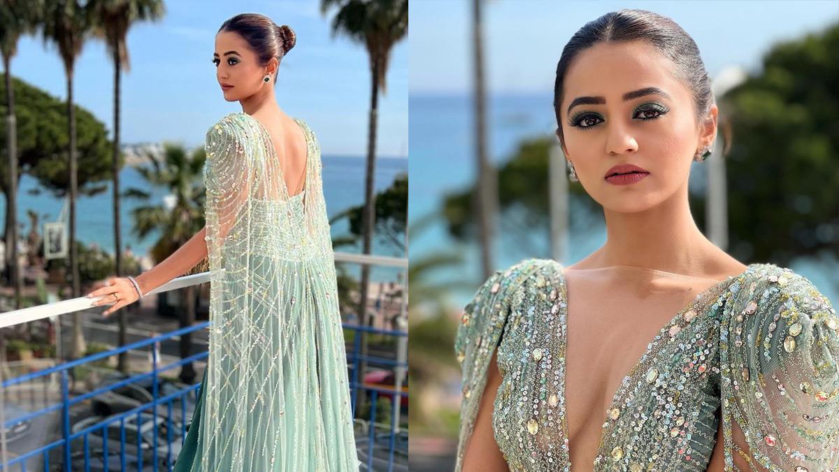आसान नहीं कान्स में ग्लैमरस दिखना, एक्ट्रेस Helly Shah ने बताया पैर छिल चुके हैं, ड्रेस का हुआ ऐसा हाल