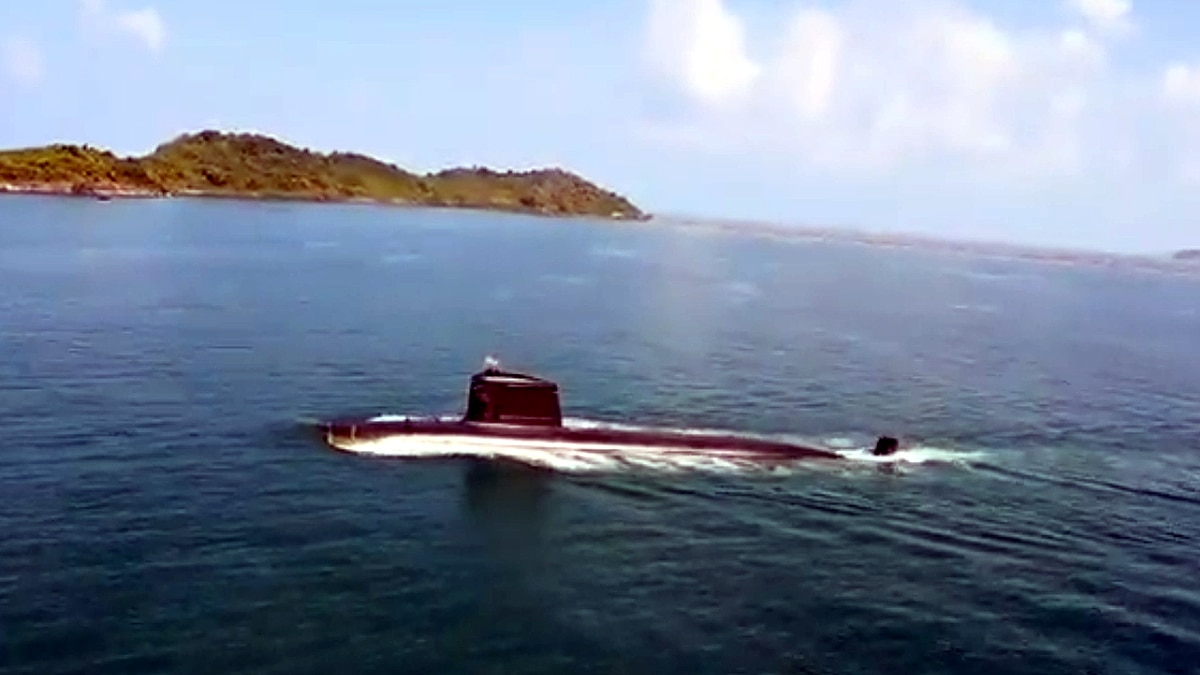 Rajnath Singh INS Khanderi