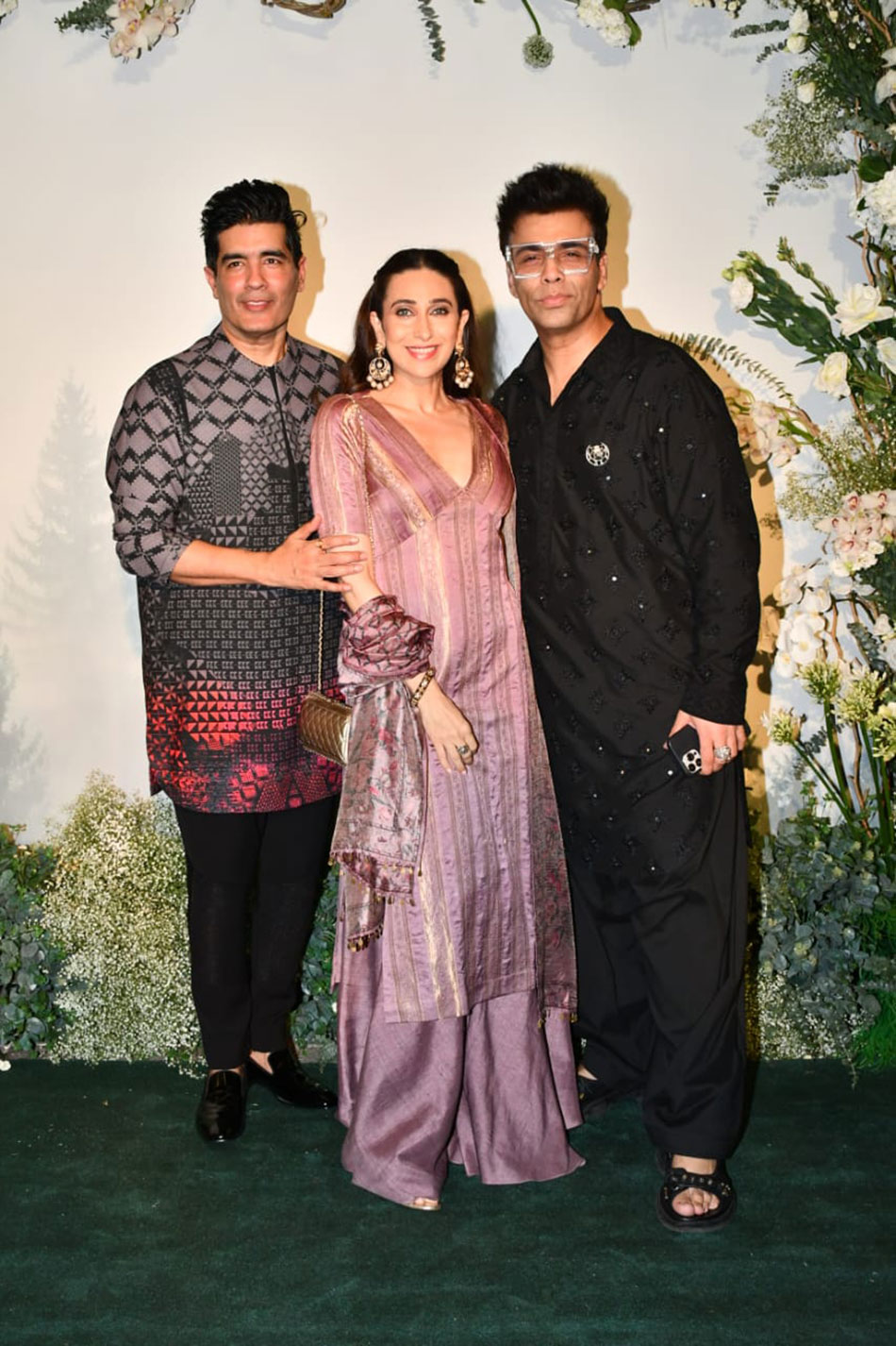 करण जौहर-मनीष मल्होत्रा और कर‍िश्मा कपूर