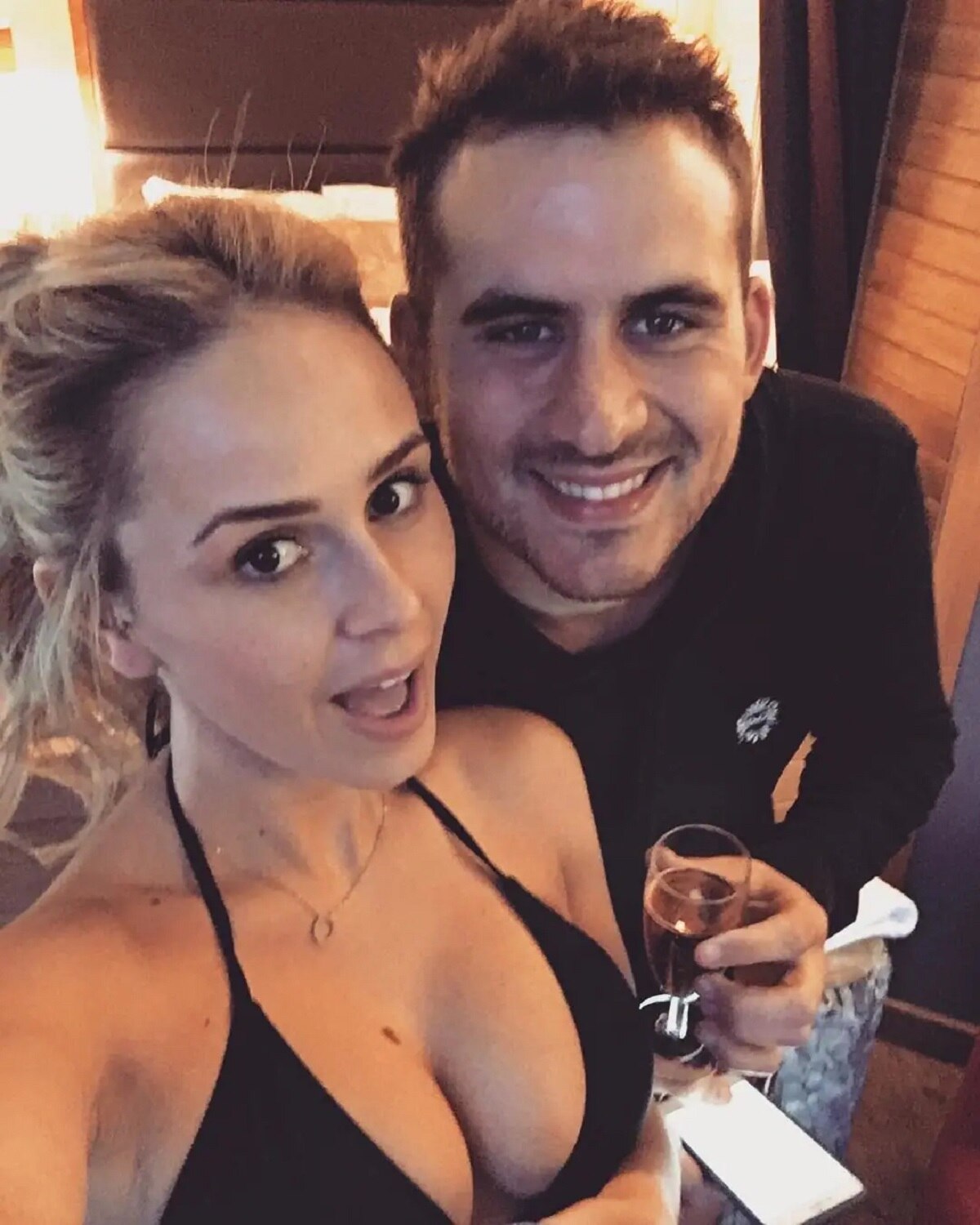 Alex Hales and Danni Gisbourne