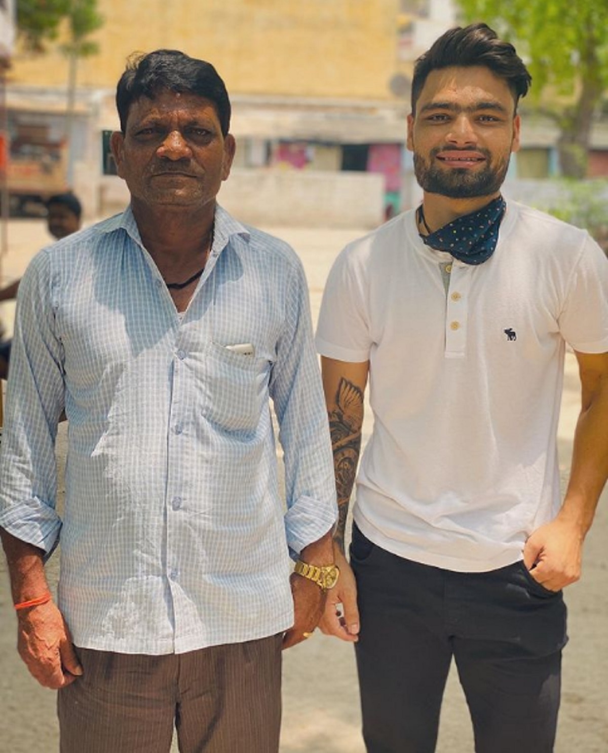 Rinku with father