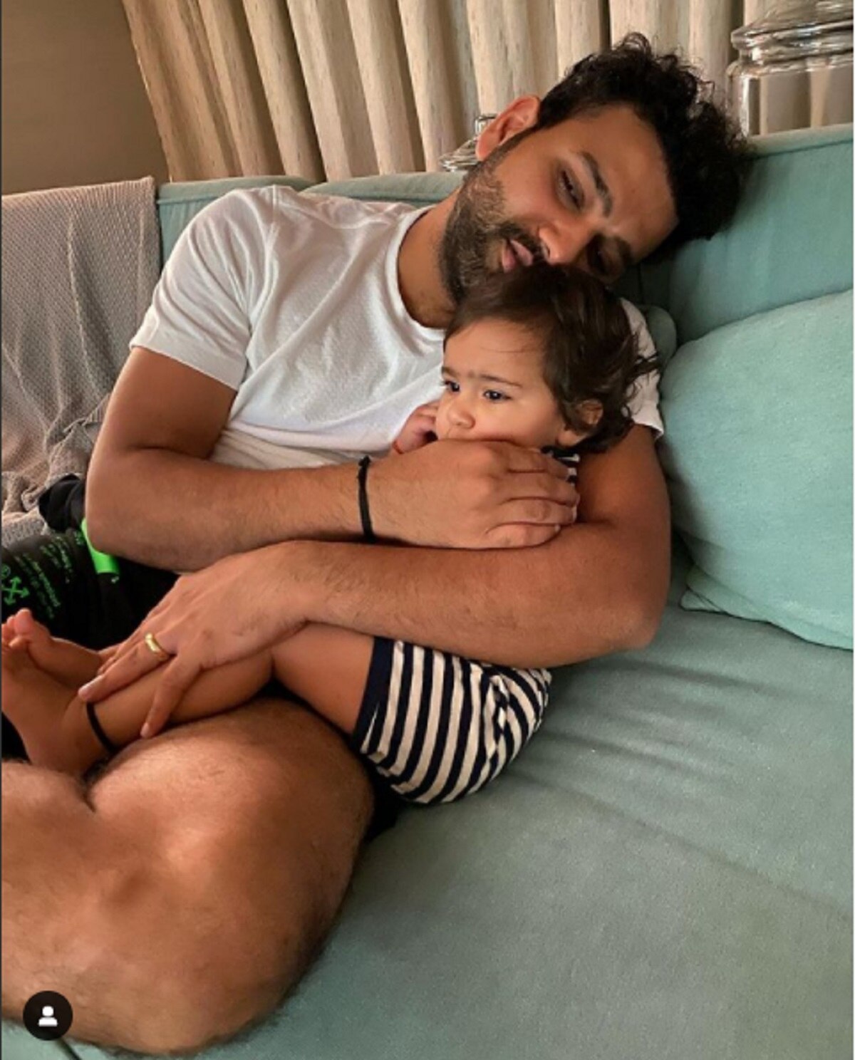 Rohit with Daughter
