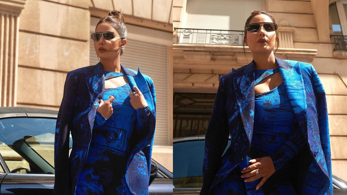 Cannes 2022: ब्लू स्टाइलिश जंपसूट में Hina Khan ने हाई किया फैशन बार, बॉस लेडी स्वैग में दिए किलर पोज