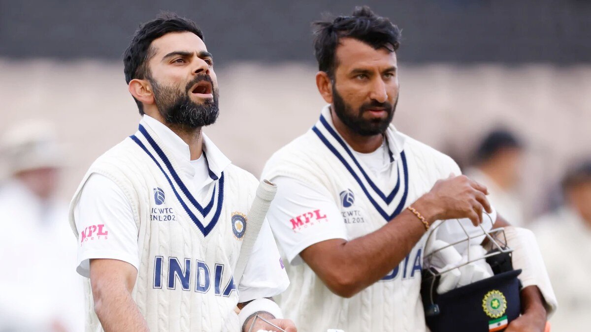 Virat Kohli and Cheteshwar Pujara