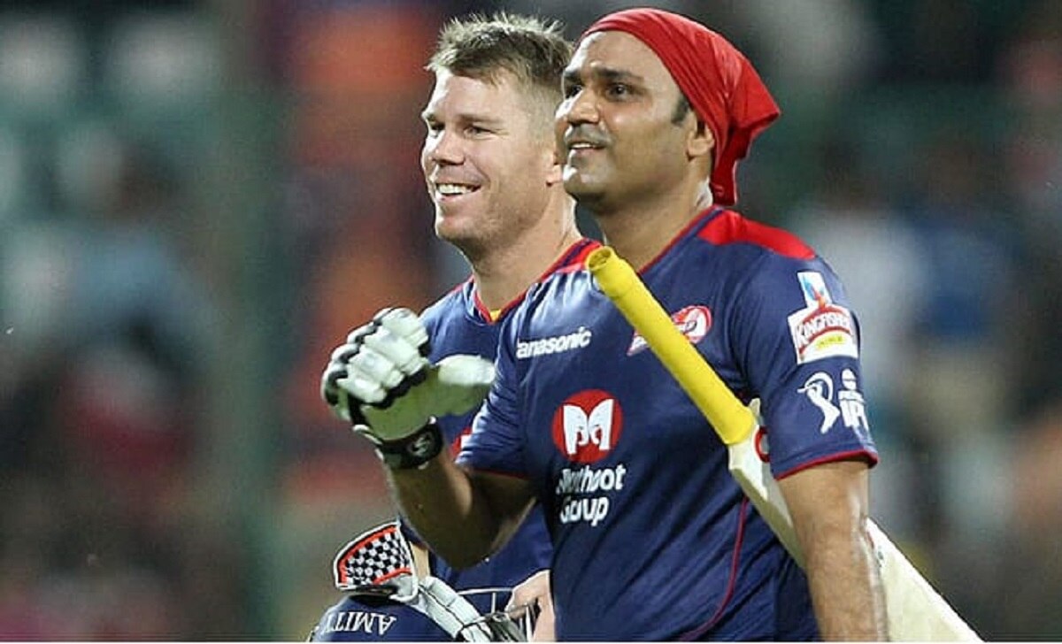 David Warner and Virender Sehwag