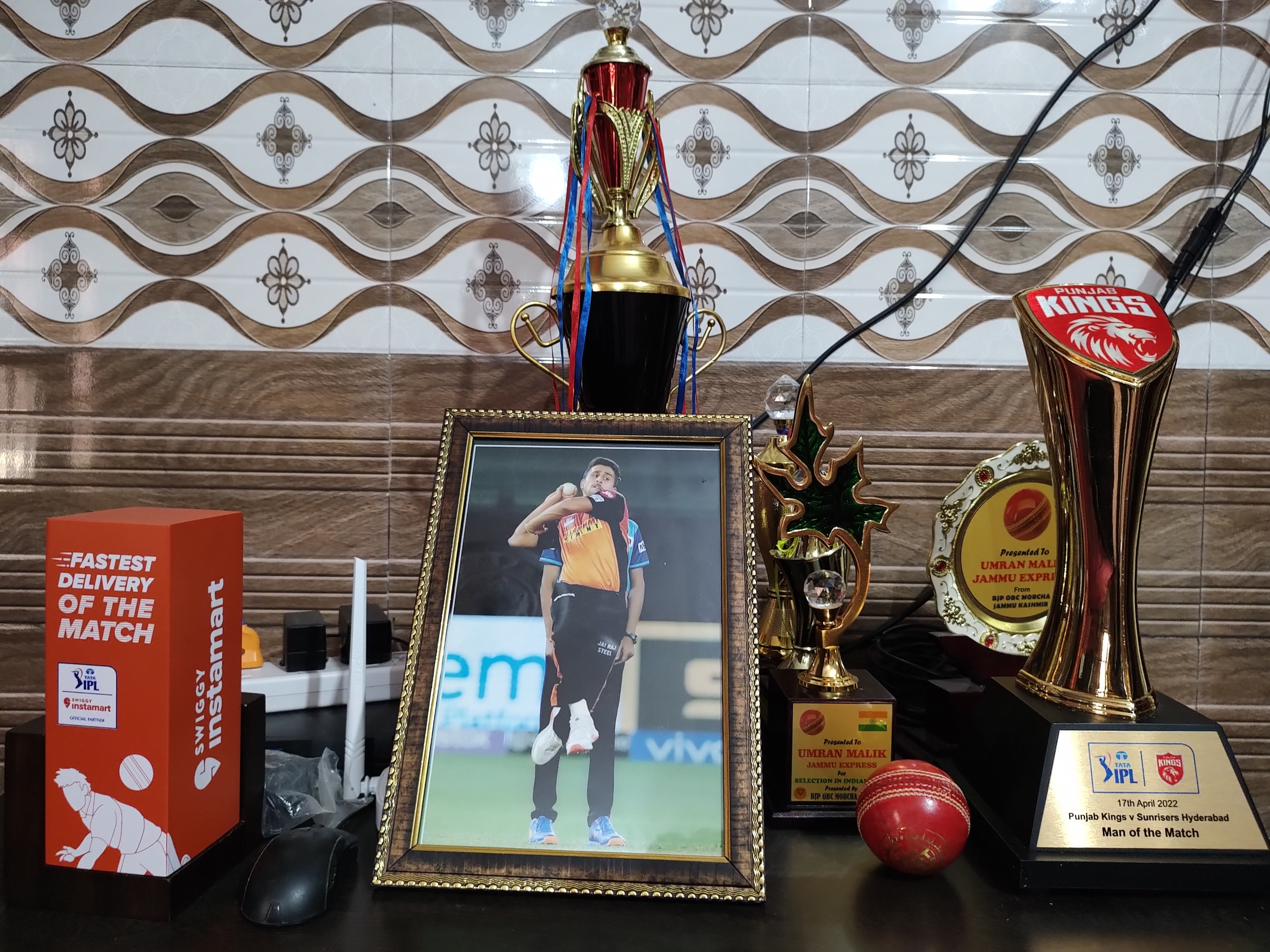 Umran Malik Trophies