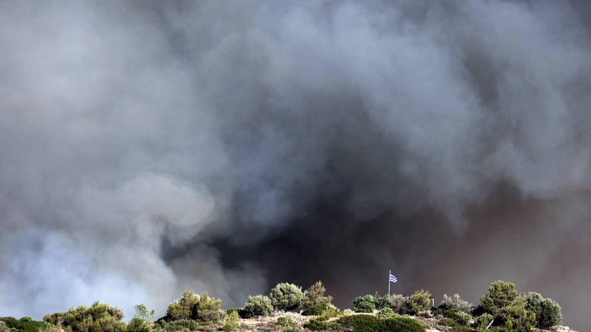 Wildfire in Athens