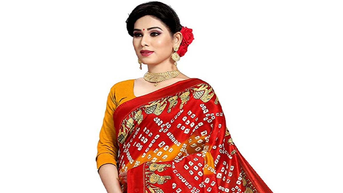 Bandhej Saree