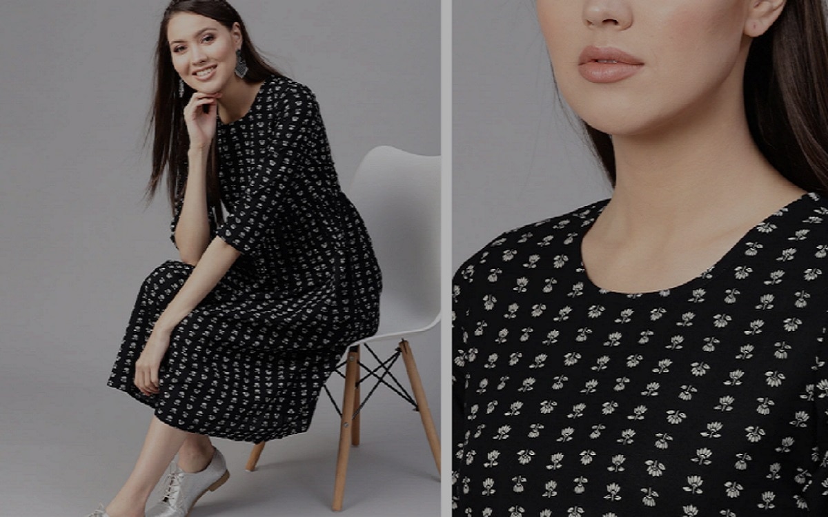 Black and White Dress