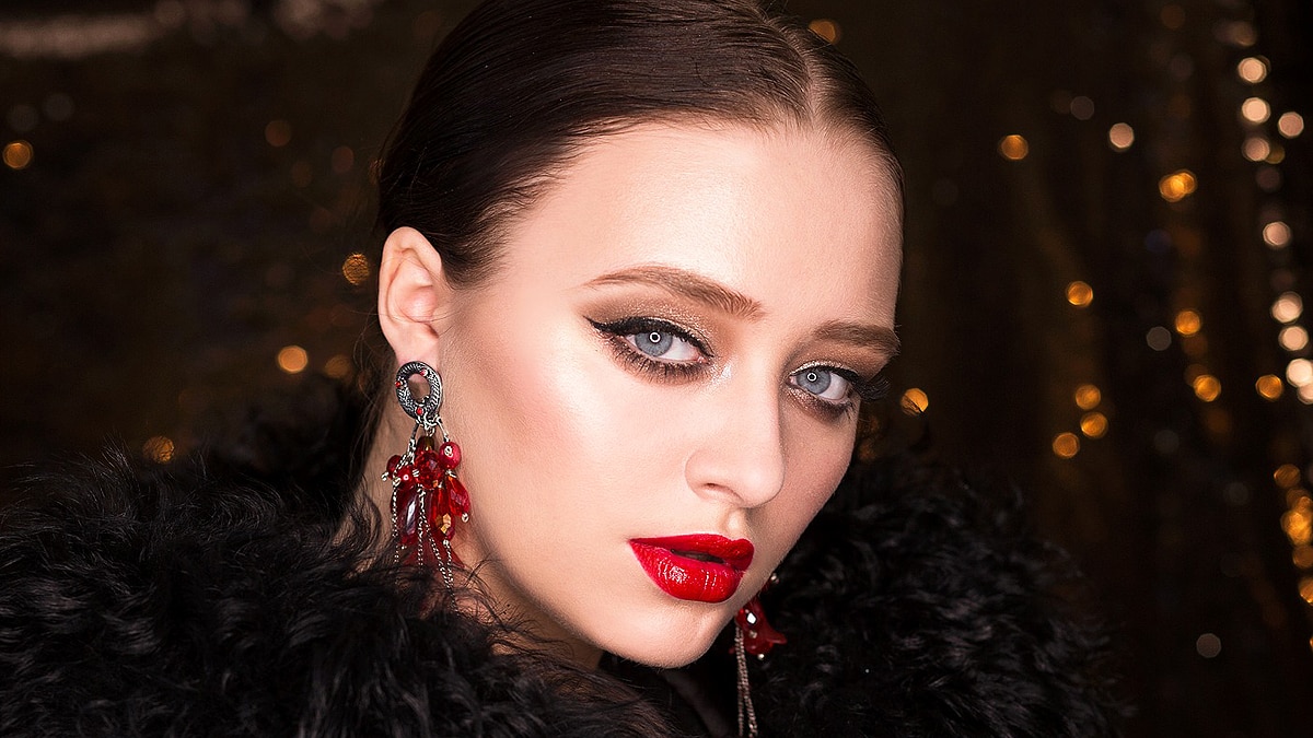 Human Lips Red Color