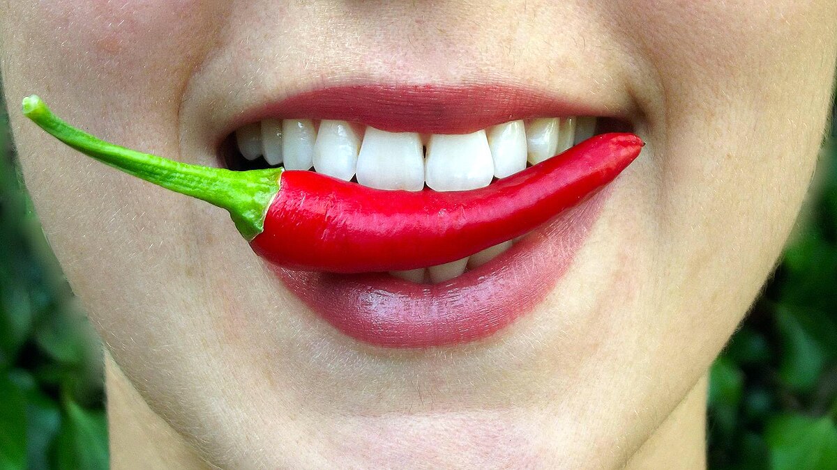 Human Lips Red Color