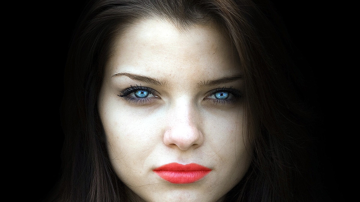 Human Lips Red Color