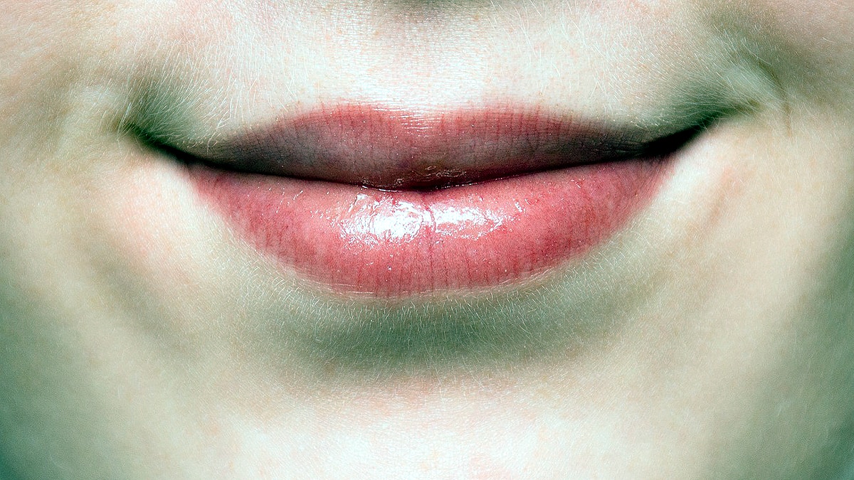 Human Lips Red Color