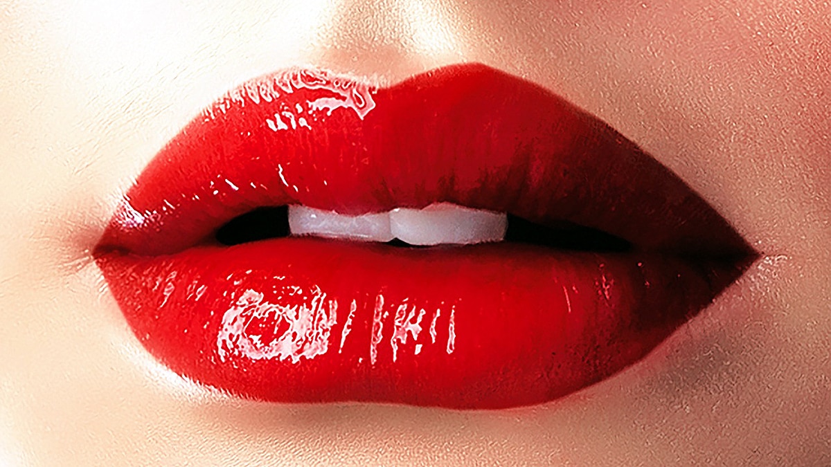 Human Lips Red Color