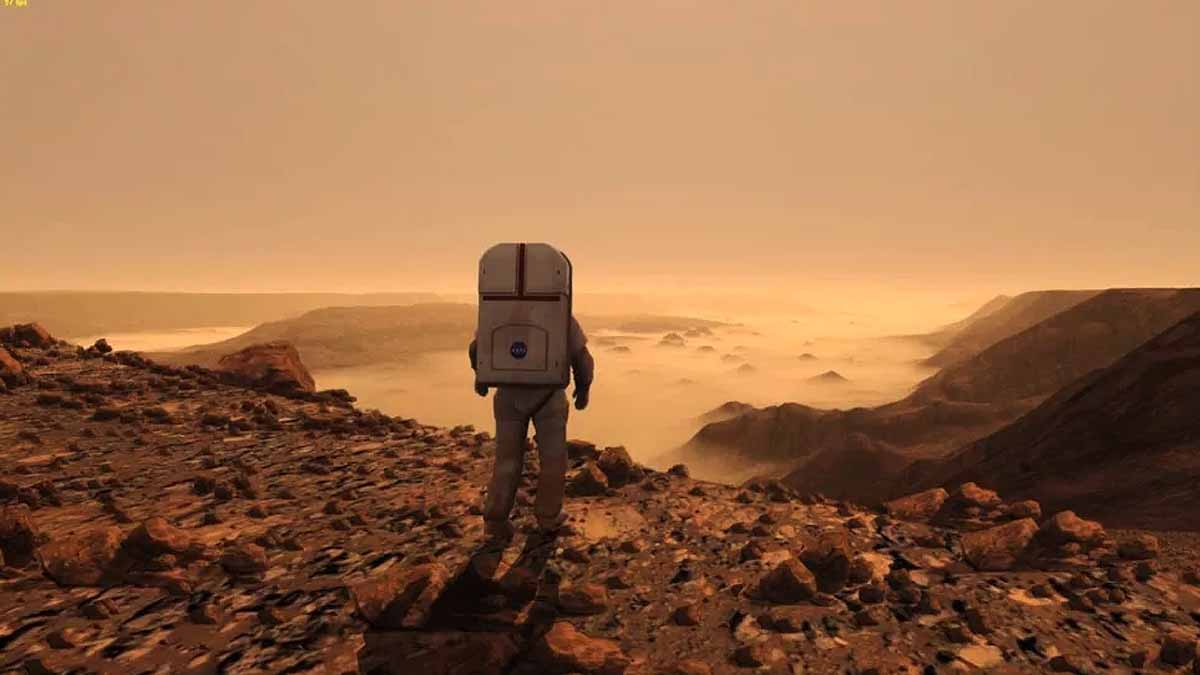 First Human Stay on Mars