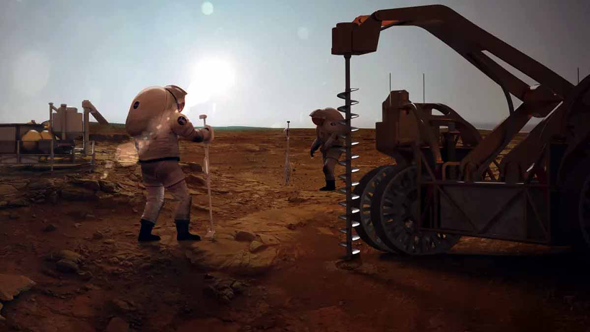 First Human Stay on Mars