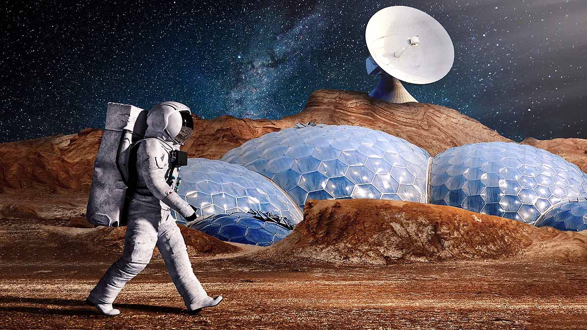 First Human Stay on Mars