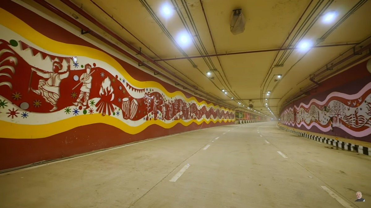 देश की सबसे चौड़ी शहरी सुरंग